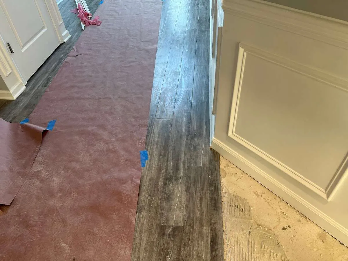 Completed marble shower restoration in Barnesville